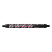 Neon Makeup Pattern Zwarte Inkt Pen (Achterkant)