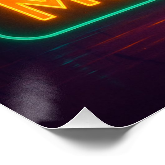 Neon Mallard-Poster Perfect Poster (Hoek)