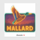 Neon Mallard Sticker (Vel)