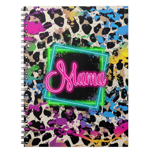 Neon mamma notitieboek (Voorkant)