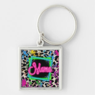 Neon mamma sleutelhanger