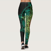 Neon Mandala Leggings (Achterkant)