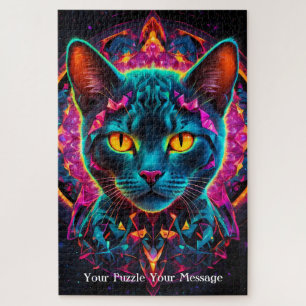 Neon Mandala Majesty Legpuzzel