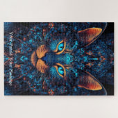 Neon Mandala Majesty Legpuzzel (Horizontaal)