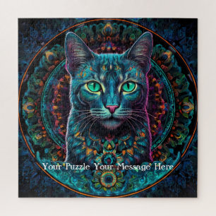 Neon Mandala Majesty Legpuzzel