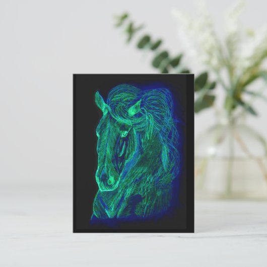 Neon Mane Briefkaarten (Staand voorkant)