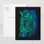 Neon Mane Briefkaarten (Voorkant / Achterkant)