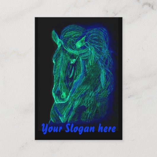 Neon Mane Visitekaartjes (Voorkant)