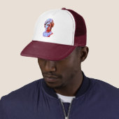 Neon Marble Mood Trucker Pet (In situ)