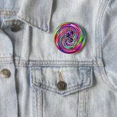 Neon Marble Ronde Button 5,7 Cm (In situ)