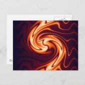 Neon Marbling Briefkaart (Voorkant / Achterkant)