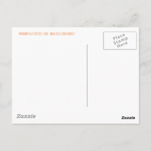 Neon Market Briefkaart (Achterkant)