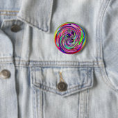 Neon Marmer Ronde Button 5,7 Cm (In situ)