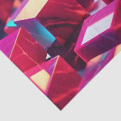 Neon marmeren kubus tissuepapier (Detail)