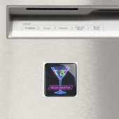 Neon Martini Gloed Magneet (Insitu (Vaatwasser))