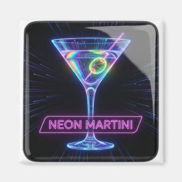 Neon Martini Glow Magneet