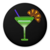 Neon Martini Keramische Knop (Voorkant)