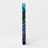 Neon Masked Wall Graffiti Figuur Art Case-Mate iPhone Case (Achterkant/links)