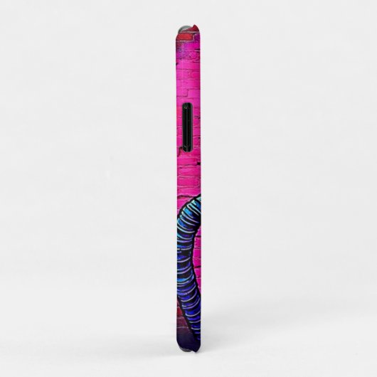 Neon Masked Wall Graffiti Figuur Art Case-Mate iPhone Case (Achterkant/rechts)