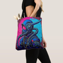 Neon Masked Wall Graffiti Figuur Art