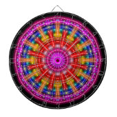 Neon Medallion Dartbord (Voorkant)
