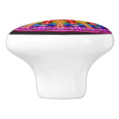 Neon Medallion Keramische Knop (Zijkant)