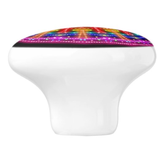 Neon Medallion Keramische Knop (Zijkant)