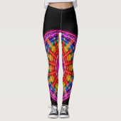 Neon Medallion Leggings (Voorkant)