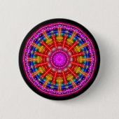 Neon Medallion Ronde Button 5,7 Cm (Voorkant)