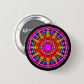 Neon Medallion Ronde Button 5,7 Cm (Voorkant /achterkant)