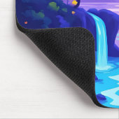 Neon Meer Uitzicht Muismat (Hoek)