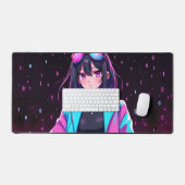 Neon meisjes huilen niet bureau mat (Keyboard & Muis)