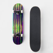 Neon Melted Stripe Skateboard (Voorkant)