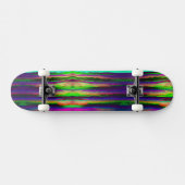 Neon Melted Stripe Skateboard (Horizontaal)