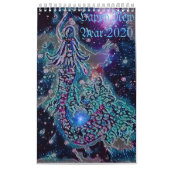 neon mermaid calander kalender (Hoes)