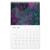 neon mermaid calander kalender (Mar 2026)