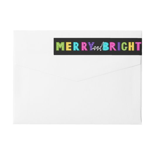 Neon Merry en Bright (Achterkant)