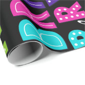 Neon Merry en Bright Cadeaupapier (Rol Hoek)