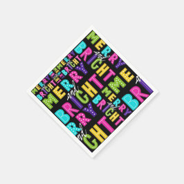 Neon Merry en Bright Servet