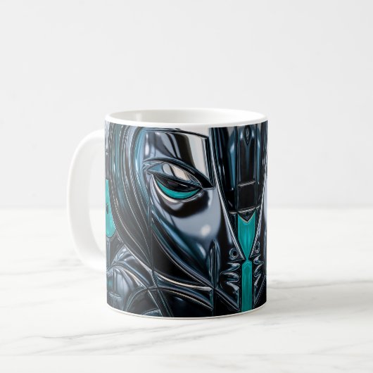 Neon Metaal Muse Koffiemok (Voorkant links)