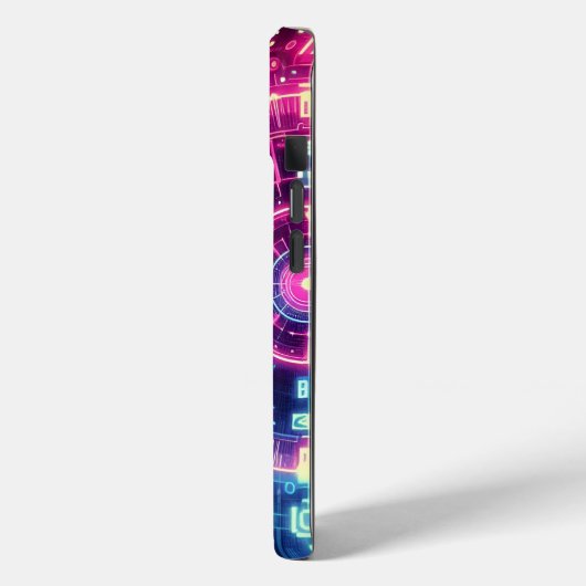 Neon Metropolis Case-Mate iPhone Case (Achterkant / Links)