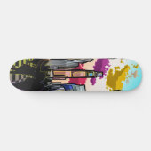 Neon Metropolis Persoonlijk Skateboard (Horizontaal)
