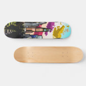 Neon Metropolis Persoonlijk Skateboard (Horizontaal)