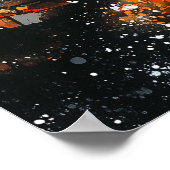 Neon Metropolis – Surrealistisch stedelijk nachtla Poster (Hoek)