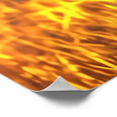 Neon middeleeuwse krijger - Cyber-Fantasy Knight Poster (Hoek)