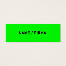 Neon - mini Visitenkarten Mini Visitekaartjes