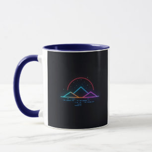 Neon Minimaal Winter Esthetisch Ontwerp Mok