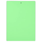Neon Mint Kleur | Modern zwart gepersonaliseerd sc Klembord (Achterkant)