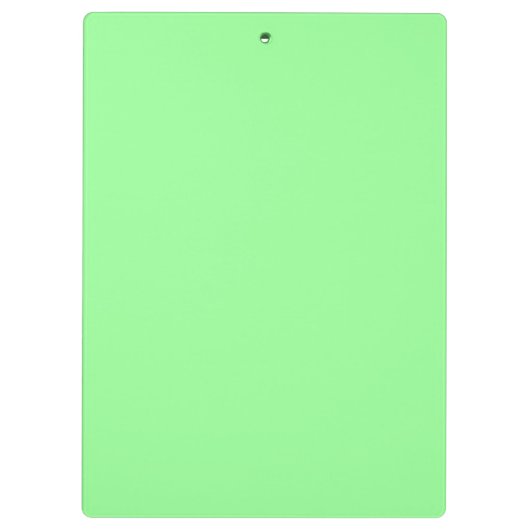 Neon Mint Kleur | Modern zwart gepersonaliseerd sc Klembord (Achterkant)