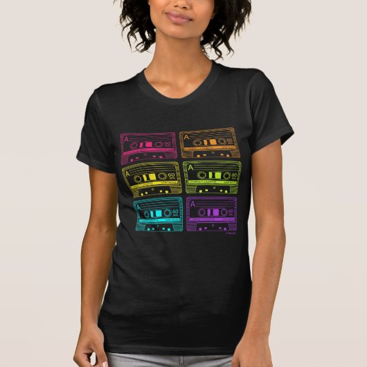 Neon Mix Tapes T-shirt (Voorkant)